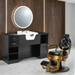 JULES B01 Barber Styling Station - JULES B01 vintage barber styling station - JULES B01 Hair Salon Styling Station - JULES B01 hairdressing station - Professional Hair Salon Furniture