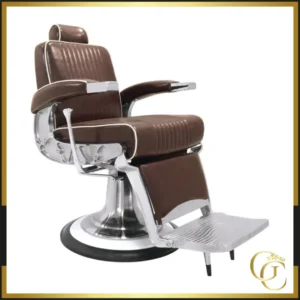 Fauteuil Barbier Vintage Mustang - fauteuil de coiffure vintage Mustang - Fauteuil barbier anti-feu M2 - Fauteuil de coiffure anti-feu M2 - Mobilier de coiffure haut de gamme