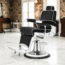 Mustang Vintage Barber Chair - Mustang vintage styling chair - M2 fire-resistant barber chair - M2 fire-resistant styling chair - High-end hair salon furniture