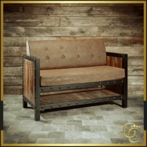 Havana Waiting Room Sofa - Havana vintage waiting sofa - Havana waiting bench - high-end hairdressing furniture - Havana waiting room chair