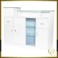 Comptoir d'Accueil Gabbiano Q-0333 - Meuble de réception Gabbiano Q-0333 - Meuble d'Accueil Gabbiano Q-0333 - Comptoir caisse Gabbiano Q-0333 - mobilier de coiffure haut de gamme