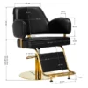 fauteuil de coiffure professionnel – chaise de coiffure luxe – mobilier salon de coiffure – fauteuil coiffure noir or – chaise hydraulique salon – équipement salon de coiffure – fauteuil coiffure ergonomique – chaise de coiffure design – fauteuil coiffure haut de gamme – mobilier coiffure moderne