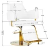 fauteuil de coiffure professionnel – chaise de coiffure luxe – mobilier salon de coiffure – fauteuil coiffure noir or – chaise hydraulique salon – équipement salon de coiffure – fauteuil coiffure ergonomique – chaise de coiffure design – fauteuil coiffure haut de gamme – mobilier coiffure moderne