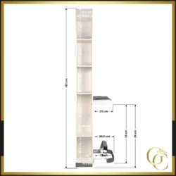 Poste de coiffage Gabbiano Perle B058 - coiffeuse double face Gabbiano Perle B058 - Coiffeuse pour salon de coiffure - poste de coiffage salon de coiffure - mobilier de coiffure haut de gamme