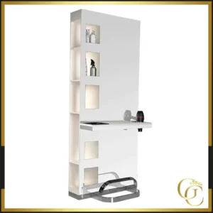 Gabbiano Pearl B058 Styling Station - Gabbiano Pearl B058 double-sided styling unit - Hair salon styling unit - hair salon styling station - high-end hairdressing furniture