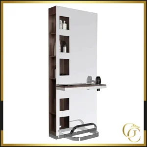 Gabbiano Venge B058 Styling Station - Gabbiano Venge B058 double-sided styling unit - Hair salon styling unit - hair salon styling station - high-end hairdressing furniture