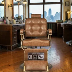 Barber Chair The Boss BR - Vintage Barber Chair The Boss BR - Barber Hairdressing Chair The Boss BR - Barber Hairdressing Chair The Boss BR - High-end Hairdressing Furniture - Barbershop - Barber