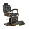 Fauteuil de Barbier The Boss Old black - chaise Barbier Vintage The Boss BR - Fauteuil de coiffure Barbier The Boss Old black - chaise de coiffure Barbier The Boss Old black - mobilier de coiffure haut de gamme - barbershop - barbier