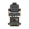 Fauteuil de Barbier The Boss Old black - chaise Barbier Vintage The Boss BR - Fauteuil de coiffure Barbier The Boss Old black - chaise de coiffure Barbier The Boss Old black - mobilier de coiffure haut de gamme - barbershop - barbier