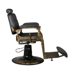 Barber Chair The Boss Old Black - Vintage Barber Chair The Boss BR - Barber Styling Chair The Boss Old Black - Barber Styling Chair The Boss Old Black - High-end Hairdressing Furniture - Barbershop - Barber