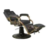 Fauteuil de Barbier The Boss Old black - chaise Barbier Vintage The Boss BR - Fauteuil de coiffure Barbier The Boss Old black - chaise de coiffure Barbier The Boss Old black - mobilier de coiffure haut de gamme - barbershop - barbier