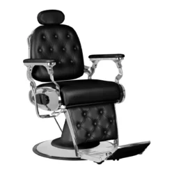 professional barber chair – vintage barber chair – adjustable barber chair – high-end barbershop furniture – industrial barber chair – M2 faux leather barber chair – reclining backrest barber chair – chrome base barber chair – client comfort barber chair – designer barber furniture – aluminum armrest barber chair – adjustable headrest barber chair – retro barber chair – sturdy barber chair – ergonomic barber chair – premium barbershop furniture – black leather barber chair – hydraulic adjustment barber chair – stable barber chair – trendy barber furniture
