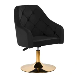 professional makeup chair – black velvet aesthetic chair – gold base beauty chair – adjustable makeup chair – rotating aesthetic armchair – quilted velvet chair – luxury beauty salon furniture – ergonomic makeup chair – modern design aesthetic chair – black and gold makeup armchair – premium beauty studio chair – comfortable aesthetic armchair – swivel makeup chair – high-end aesthetic furniture – elegant black velvet armchair – height-adjustable makeup chair – quilted backrest beauty chair – professional salon aesthetic chair – decorative makeup armchair – black velvet gold base chair