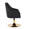 Alice BG (4) professional makeup chair – black velvet aesthetic chair – gold base beauty chair – adjustable makeup chair – rotating aesthetic armchair – quilted velvet chair – luxury beauty salon furniture – ergonomic makeup chair – modern design aesthetic chair – black and gold makeup armchair – premium beauty studio chair – comfortable aesthetic armchair – swivel makeup chair – high-end aesthetic furniture – elegant black velvet armchair – height-adjustable makeup chair – quilted backrest beauty chair – professional salon aesthetic chair – decorative makeup armchair – black velvet gold base chair