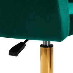 Alice GG (9) professional makeup chair – black velvet aesthetic chair – gold base beauty chair – adjustable makeup chair – rotating aesthetic armchair – quilted velvet chair – luxury beauty salon furniture – ergonomic makeup chair – modern design aesthetic chair – black and gold makeup armchair – premium beauty studio chair – comfortable aesthetic armchair – swivel makeup chair – high-end aesthetic furniture – elegant black velvet armchair – height-adjustable makeup chair – quilted backrest beauty chair – professional salon aesthetic chair – decorative makeup armchair – black velvet gold base chair