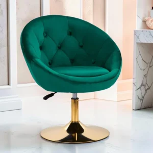 Alissa G (1) professional makeup chair – black velvet aesthetic chair – gold base beauty chair – adjustable makeup chair – rotating aesthetic armchair – quilted velvet chair – luxury beauty salon furniture – ergonomic makeup chair – modern design aesthetic chair – black and gold makeup armchair – premium beauty studio chair – comfortable aesthetic armchair – swivel makeup chair – high-end aesthetic furniture – elegant black velvet armchair – height-adjustable makeup chair – quilted backrest beauty chair – professional salon aesthetic chair – decorative makeup armchair – black velvet gold base chair