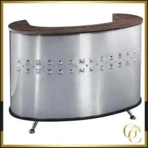 Belfast welcome desk (1) Belfast reception counter - Belfast reception furniture - reception counter for hairdressing salon - high-end hairdressing furniture - Belfast cashier counter