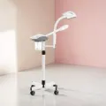 D-21Blanc (1) Professional Vapozone - Facial Steam Device - Aesthetic Vaporizer - Aesthetic Ozone Steam - Vapozone with Magnifying Lamp - Facial Treatment Equipment - Multifunction Vapozone - Beauty Salon Steam Machine - Professional LED Vapozone - Skin Cleansing Device