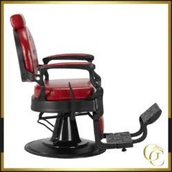 Wolf Red Barber Chair - Wolf Red Barber Chair - Wolf Red Barber Chair - Wolf Red barber styling chair - high-end salon furniture