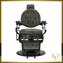 Wolf Old Green Barber Chair - Wolf Old Green Barber Chair - Wolf Old Green Barber Chair - Wolf Old Green Barber Styling Chair - high-end salon furniture