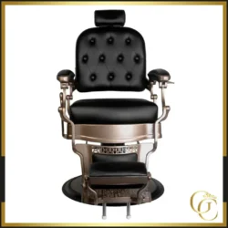 Fauteuil de barbier Edgar - chaise barbier Edgar - Fauteuil de Coiffure Professionnel Edgar - mobilier de coiffure professionnel - mobilier barbier haut de gamme