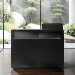 hair salon reception desk - professional reception counter - white reception furniture - aesthetic reception counter - hair salon reception furniture - gabbiano reception desk - beauty salon counter - modern reception furniture - tufted white counter - practical reception furniture - reception unit with drawer - design reception counter - compact reception furniture - professional salon furniture - functional reception counter