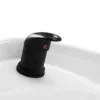 Bac à shampooing professionnel - Bac de lavage coiffure - Meuble pour salon de coiffure - Mobilier de coiffure design - Fauteuil de lavage ergonomique - Mobilier de coiffure haut de gamme - meuble pour salon de coiffure - Bac à shampoing doré et noir - Équipement de coiffure professionnel