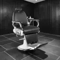 Barber chair - Men's hair salon chair - Barber's chair - Barber furniture - Professional hairdressing furniture - Hairdressing chair - Hairdressing seat - Hair salon furniture - Hair salon furnishings - Hair salon chair