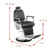 Fauteuil de barbier - fauteuil de coiffure pour homme - chaise barbier - mobiliers de barbier - mobilier de coiffure professionnel - fauteuil de coiffure - siège de coiffure - meubles pour salon de coiffure - mobilier pour salon de coiffure - chaise pour salon de coiffure