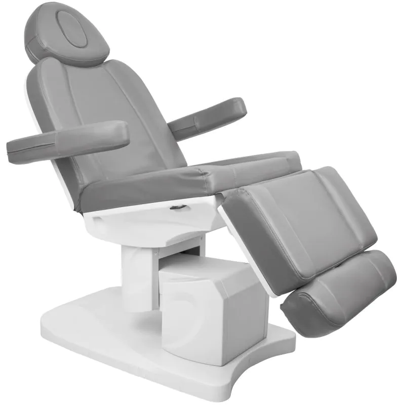 Fauteuil de soins électrique Azzurro 708A G (1) Fauteuil de soins électrique Azzurro 708A G - Fauteuil esthétique professionnel Azzurro 708A G - Fauteuil de soins esthétique électrique 4 moteurs - Fauteuil Esthétique Électrique Chauffant - Mobilier esthétique professionnel