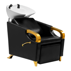 GABBIANO C019G (2) bac à shampoing professionnel – fauteuil de lavage coiffure – bac coiffure noir et or – bac à shampoing design – fauteuil de salon coiffure luxe – bac de lavage ergonomique – fauteuil shampoing réglable – bac coiffure céramique – mobilier coiffure haut de gamme – bac shampoing moderne – fauteuil de lavage confortable – bac coiffure avec repose‑pieds – bac shampoing doré – fauteuil shampoing salon – bac de lavage premium – mobilier salon de coiffure – bac shampoing inclinable – fauteuil shampoing noir – bac coiffure durable – fauteuil de lavage esthétique