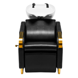 GABBIANO C019G (6) bac à shampoing professionnel – fauteuil de lavage coiffure – bac coiffure noir et or – bac à shampoing design – fauteuil de salon coiffure luxe – bac de lavage ergonomique – fauteuil shampoing réglable – bac coiffure céramique – mobilier coiffure haut de gamme – bac shampoing moderne – fauteuil de lavage confortable – bac coiffure avec repose‑pieds – bac shampoing doré – fauteuil shampoing salon – bac de lavage premium – mobilier salon de coiffure – bac shampoing inclinable – fauteuil shampoing noir – bac coiffure durable – fauteuil de lavage esthétique