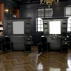 Hector Styling Station - Hector barber station - Hector Hair Salon Station - professional hair salon furniture - Hector styling station