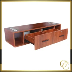 Raven Br wall-mounted styling station - suspended hairdressing furniture - Professional wall-mounted styling station - Styling station for hair salon - professional hairdressing furniture