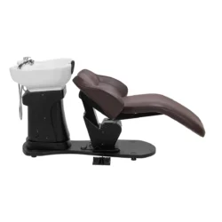 Trycho Marron (7) Bac à Shampoing Électrique Trycho Marron - Bac de lavage électrique Trycho - Bac à Shampoing électrique professionnel - Bac à Shampoing salon de coiffure - mobilier de coiffure professionnel