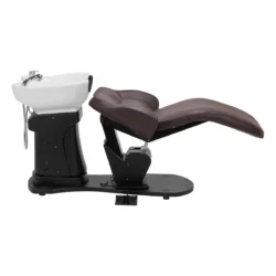 Trycho Marron (8) Bac à Shampoing Électrique Trycho Marron - Bac de lavage électrique Trycho - Bac à Shampoing électrique professionnel - Bac à Shampoing salon de coiffure - mobilier de coiffure professionnel