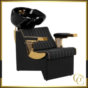 Bac de Lavage Professionnel Aurelius -Bac à shampoing Aurelius - mobilier de coiffure professionnel - bac à shampoing pour salon de coiffure - fauteuil barbier