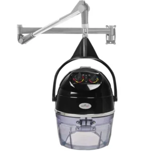 DII-301W Gabbiano Noir (4) Gabbiano Drying Helmet DII-301W Black - Gabbiano wall-mounted hair dryer helmet - Gabbiano wall-mounted drying helmet - Professional hairdressing equipment - Wall-mounted professional drying helmets