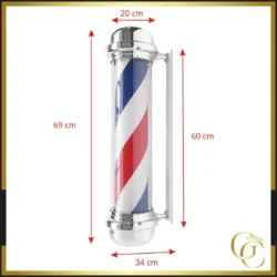 Enseigne de Barbier Ignace - Enseigne Barbier vintage Ignace - matériel barbier professionnel - Enseigne pour Barber Shop - Barber Pole Enseigne Lumineuse