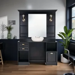 LEXUS barber styling station - LEXUS barber styling station - professional hairdressing station - professional barber furniture - hair salon furniture