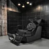 bac à shampoing - bac coiffure ergonomique - meuble lavage salon - vasque céramique basculante - bac shampoing compact - fauteuil lavage professionnel - structure polypropylène résistante - siège réglable salon - bac lavage noir premium - équipement coiffure durable - bac shampoing confortable - mobilier salon coiffure - bac lavage haute qualité - vasque profonde ergonomique - bac shampoing design moderne - barbershop - barbier