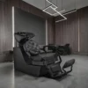bac à shampoing - bac coiffure ergonomique - meuble lavage salon - vasque céramique basculante - bac shampoing compact - fauteuil lavage professionnel - structure polypropylène résistante - siège réglable salon - bac lavage noir premium - équipement coiffure durable - bac shampoing confortable - mobilier salon coiffure - bac lavage haute qualité - vasque profonde ergonomique - bac shampoing design moderne - barbershop - barbier