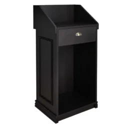 reception counter LEXUS MINI Wengé - counter cashier LEXUS MINI Wengé - Hairdressing salon furniture - Hairdressing salon furniture - Professional hairdressing furniture