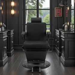 Continental barber chair - professional barber furniture - continental barber chair - vintage barber chair - vintage barber chair