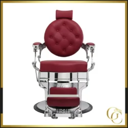 Fauteuil de barbier clovis red - Fauteuil Barbier Clovis - fauteuil barbier professionnel - professional barber chairs - professional barber chairs - professional barber chairs