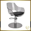 Fauteuil de Coiffure GHOST Silver- Fauteuil de coiffure professionnel GHOST - Chaise de coiffure pour femme - Fauteuil de Coupe GHOST - Meuble pour salon de coiffure