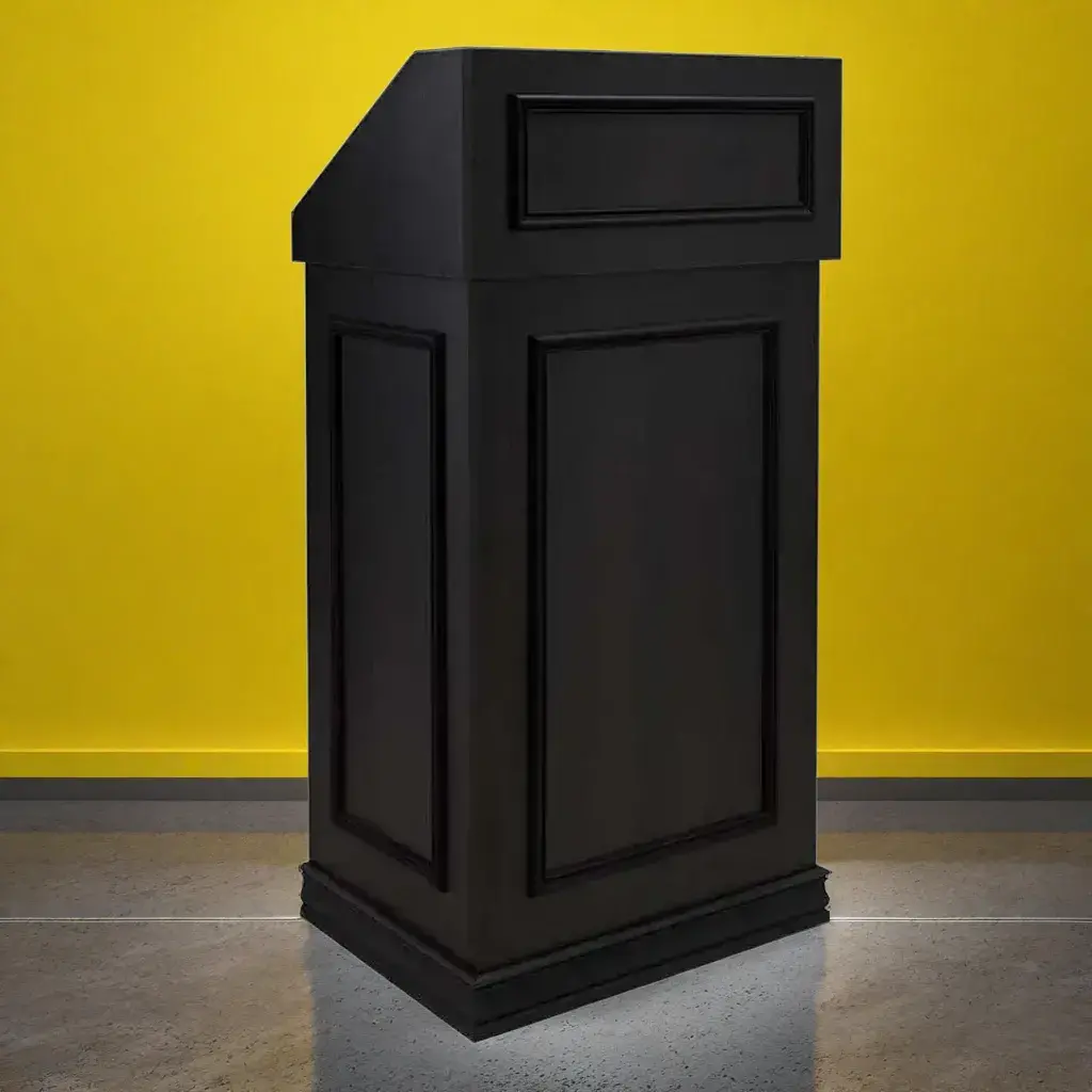 Unità di accoglienza Lexus MINI Wengé comptoir d'accueil LEXUS MINI Wengé - Banco cassa LEXUS MINI Wengé - Banco reception parrucchieri - Mobili per parrucchieri - Mobili per parrucchieri professionali