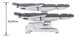 SIMUS GYN (17) electric gynecological chair – gynecological examination table – professional medical chair – motorized gynecological chair – electric examination chair – ergonomic medical furniture – rotating gynecological chair – electric medical table – adjustable medical chair – gynecological leg rests – swiveling examination chair – gray PU medical chair – high-end gynecological chair – 4-motor medical chair – medical examination table