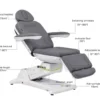 fauteuil gynécologique électrique – table d’examen gynécologique – fauteuil médical professionnel – chaise gynécologique motorisée – fauteuil d’examen électrique – mobilier médical ergonomique – fauteuil gynécologique rotatif – table médicale électrique – fauteuil médical réglable – jambières gynécologiques – fauteuil d’examen pivotant – fauteuil médical PU gris – fauteuil gynécologique haut de gamme – fauteuil médical 4 moteurs – table d’examen médicale