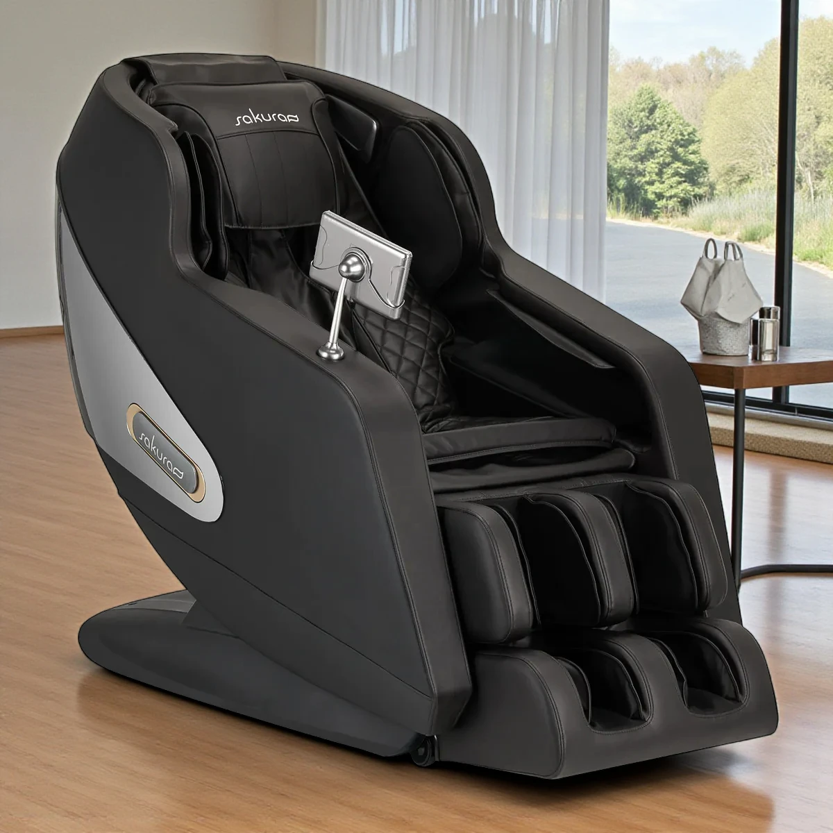 Sakura Confort Plus_806 Noir (2) Fauteuil de massage sakura confort plus 806 noir - Fauteuil massant de luxe - Fauteuil de massage professionnel - Fauteuil de massage SPA - Fauteuil de massage haut de gamme